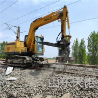 鐵路道軌換枕機(jī) 新型鐵施工設(shè)備改裝廠家 枕木夾具